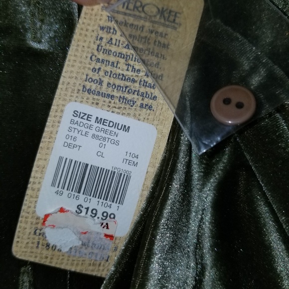 Cherokee Velvet vintage top - Picture 3 of 3